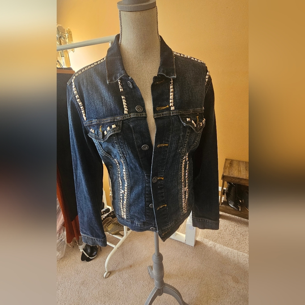 Upcycled Levi Strauss Signature Studded Denim Jacket